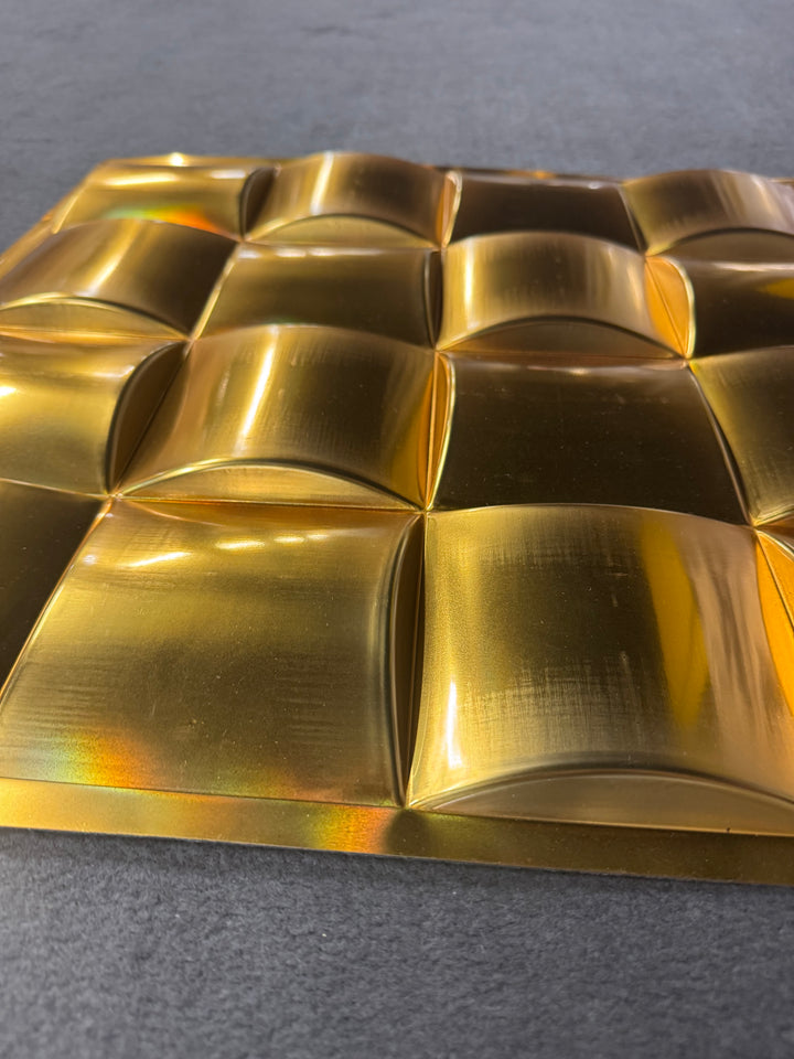 Wanddecoratie 3D wandpanelen Goud